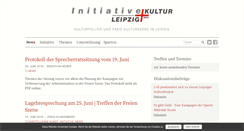 Desktop Screenshot of leipzigpluskultur.de